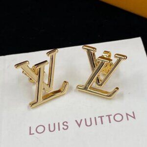 Louis Vuitton Gold Earrings - New with Box